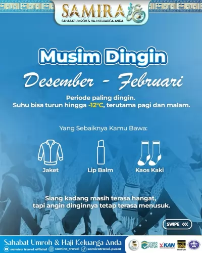 Panduan Musim Umroh - Musim Dingin