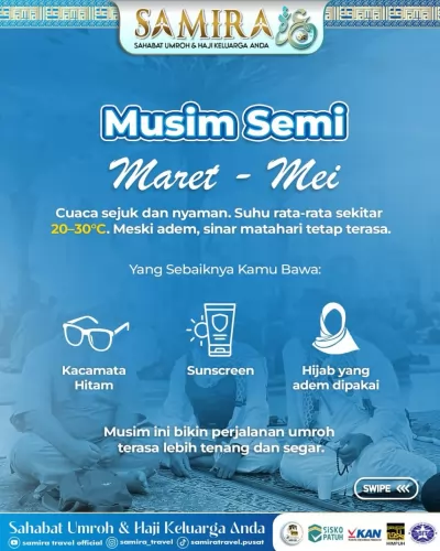 Panduan Musim Umroh - Musim Semi
